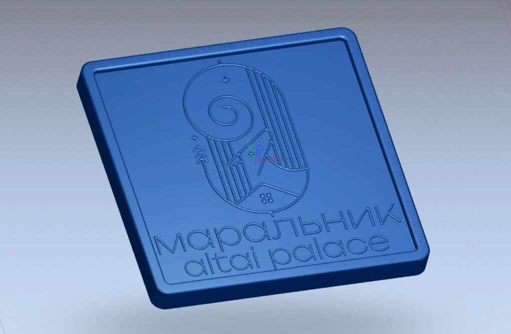 Трехмерная модель вэлком-презент "Маральник Altai Palace"
